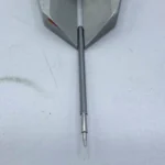 Stainless steel micro needle - shaped shaft, CNC machined for medical instrument applications, featuring a sharp tip.