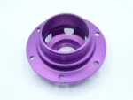 . Custom anodized aluminum CNC component