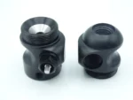 Black anodized aluminum hydraulic joint