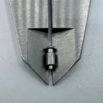 Caliper measuring stainless steel precision turned shaft