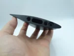 Custom aluminum hydrofoil parts (separated view)