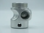 CNC machined exoskeleton component (side view)