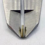Steel step pin with finger size reference