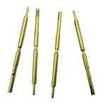 Swiss turning brass probe pin component