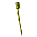 Swiss turned gold plated brass precision pin