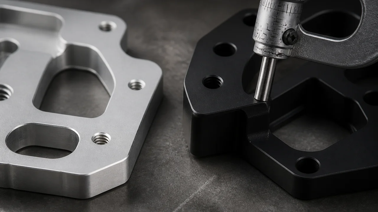Comparing Type II vs Type III Hard Anodizing thickness and hardness for CNC parts