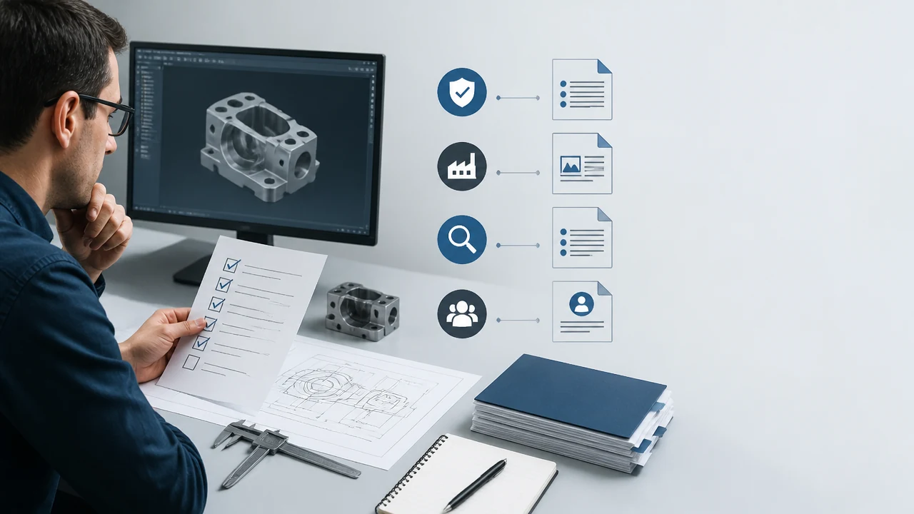CNC machining supplier qualification checklist for RFQ review